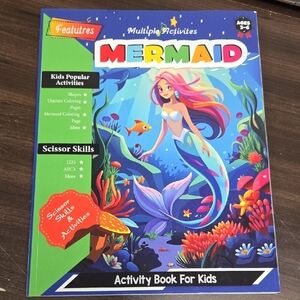 Multiple Activities Mermaid Activity Book For Kids 3-6